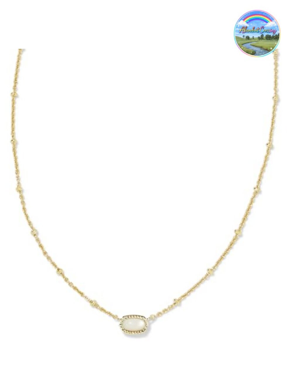 14k Gold-Plated Mini Elisa Satellite Pendant Necklace